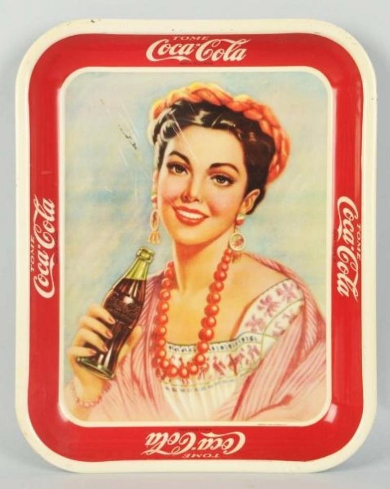 1940's Spanish Coca-Cola Serving Tray.