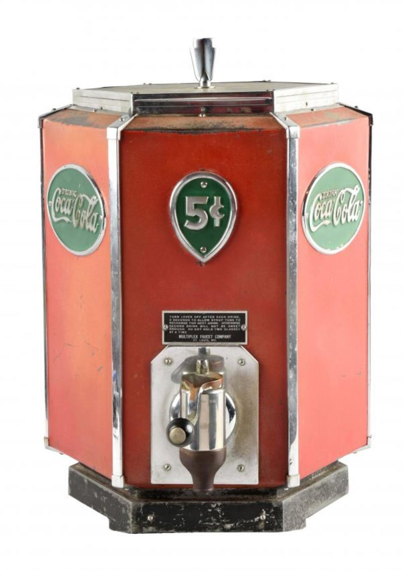 1930's Coca-Cola 5¢ Fountain Dispenser