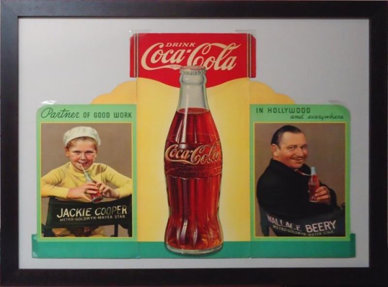 COCA-COLA CELEBRITY DIE-CUT CARDBOARD 1934