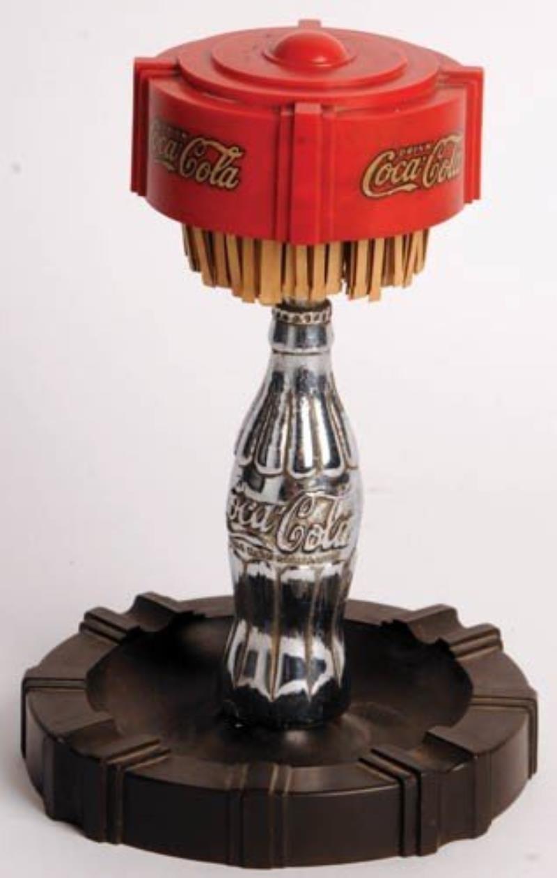 Early Coca-cola Match Pull Ashtray Value & Price Guide