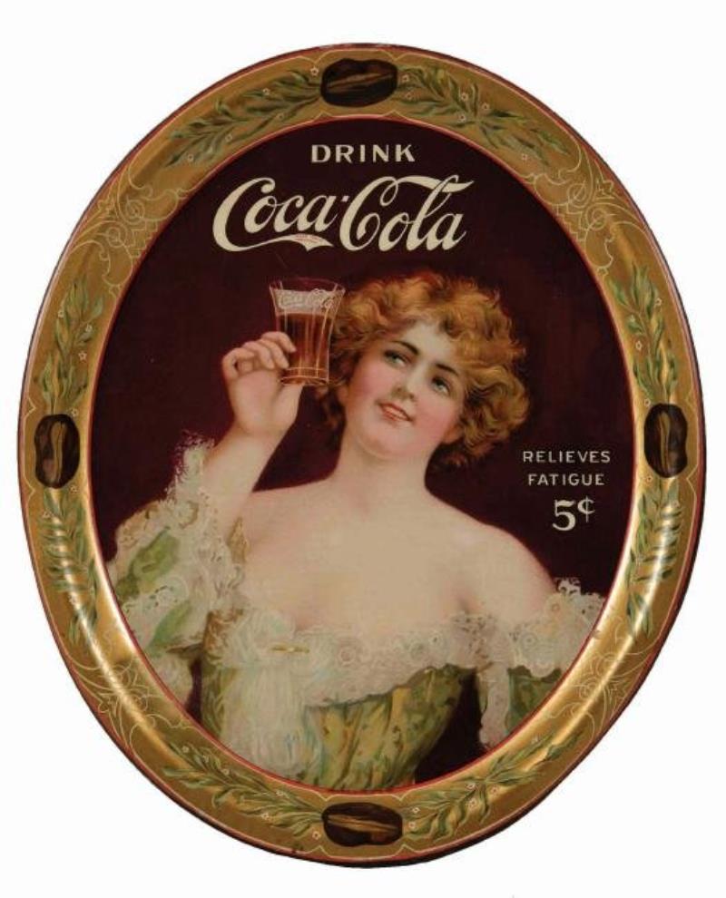 1907 Coca-Cola Serving Tray.
