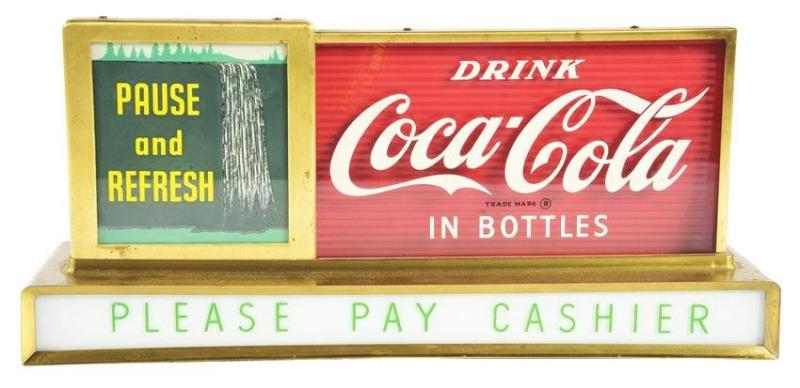 LIGHT-UP DRINK COCA-COLA DISPLAY