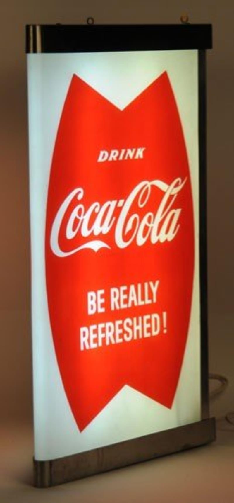 Illuminated Coca Cola Advertisement Sign Value & Price Guide