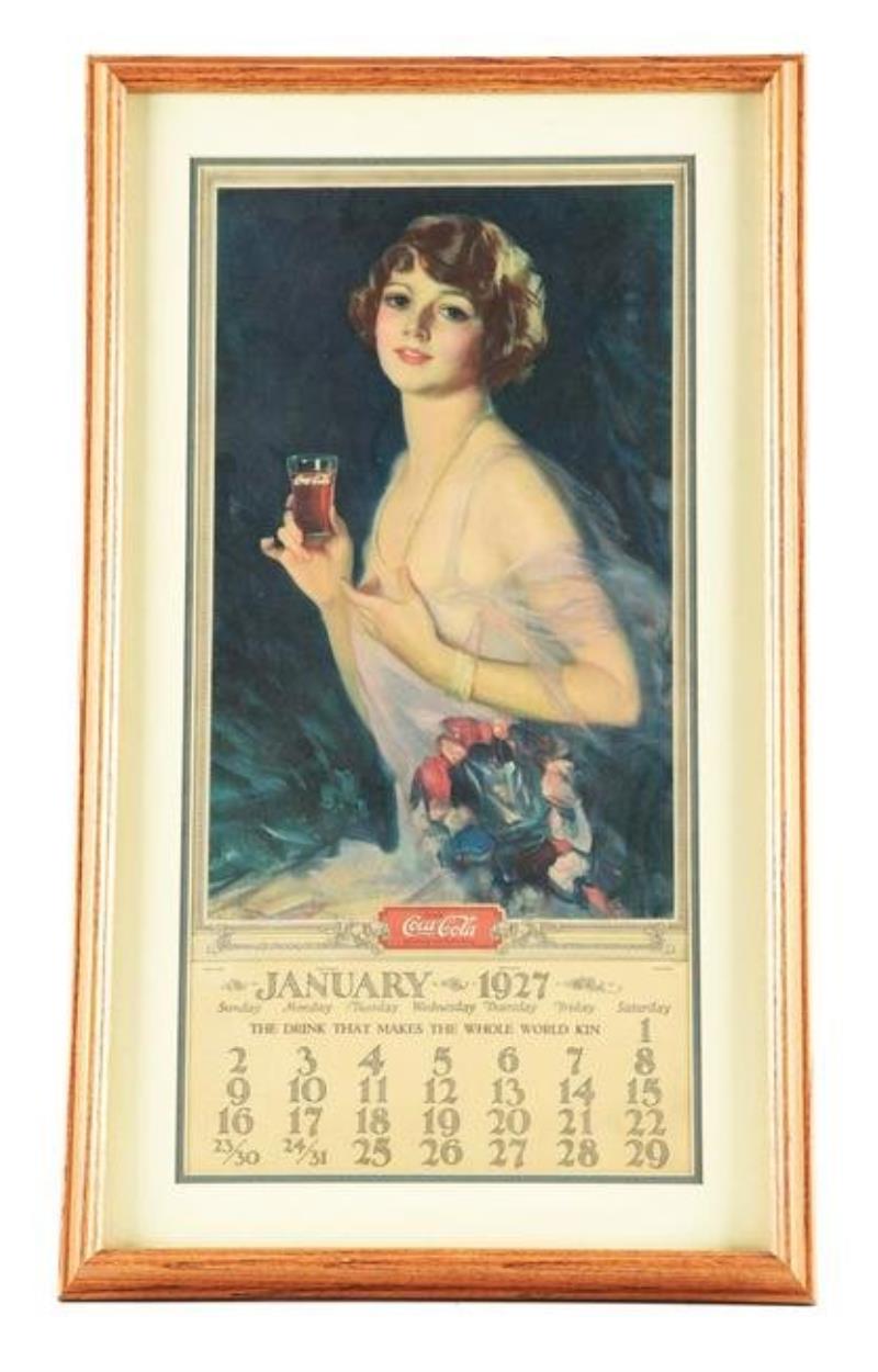 1927 COCA-COLA ADVERTISING CALENDAR