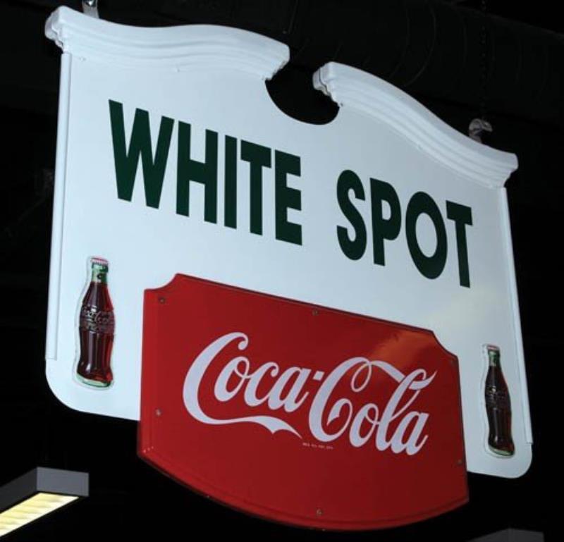 1948-1951 Coca-Cola large outdoor porcelain sign