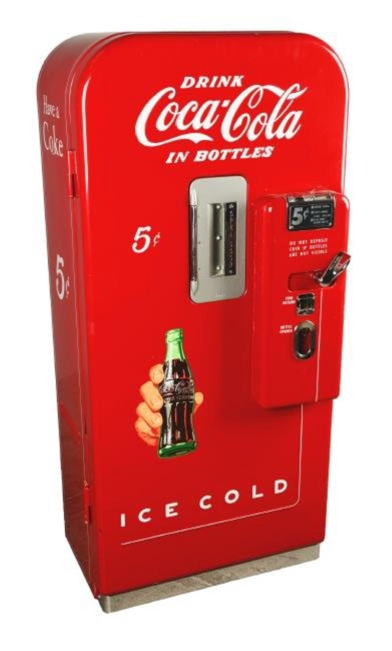 5¢ Vendo V-39 Coca-Cola Vending Machine.