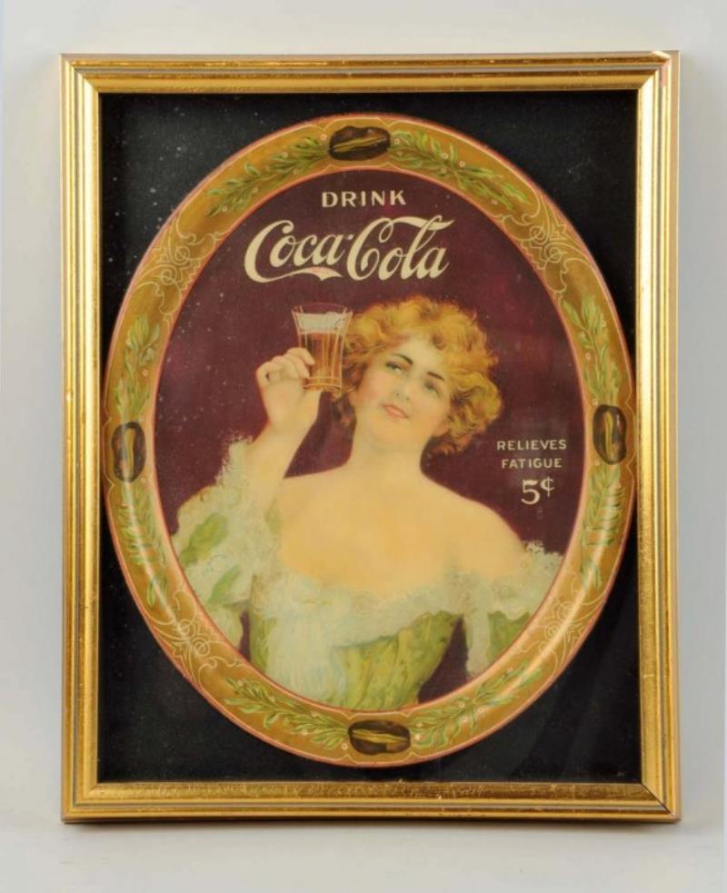 1907 Coca-Cola Small Oval Serving Tray