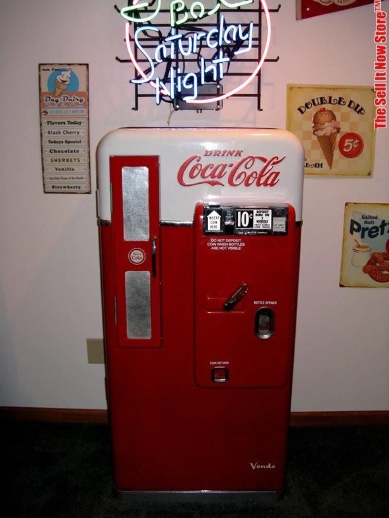 Vintage Coca-Cola Vendo 56 Soda Vending Machine V56