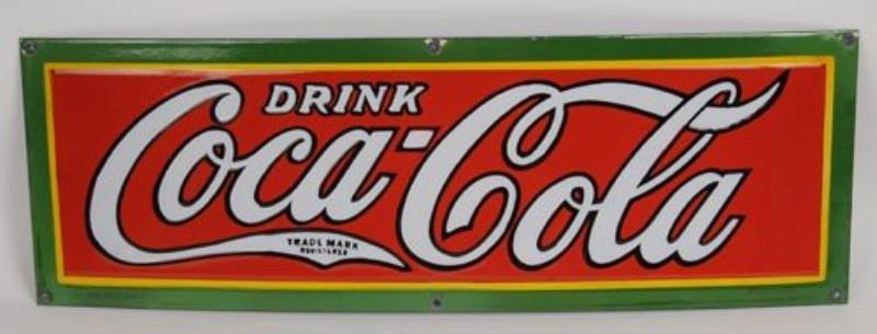 1929 COCA-COLA PORCELAIN SIGN
