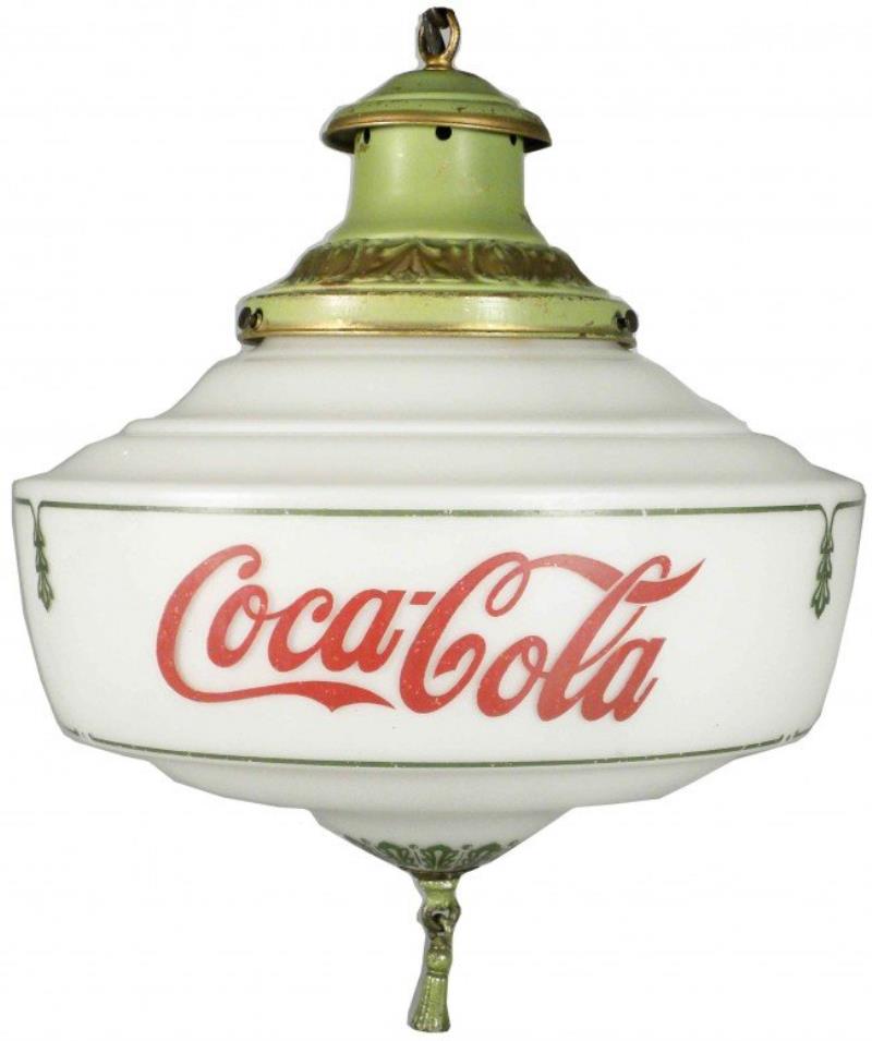 Rare 1930's Coca Cola Soda Fountain Globe Orig H