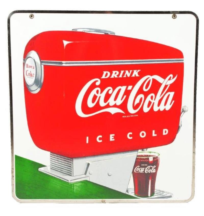Coca-Cola Fountain Dispenser Sign