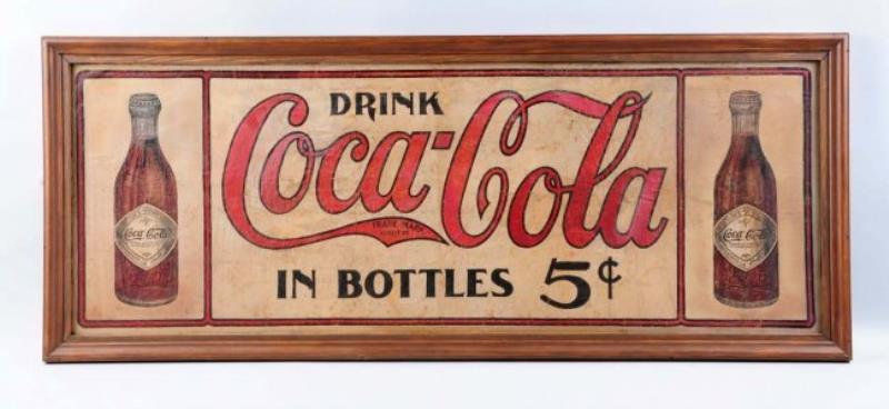 Early Canvas Coca-Cola Sign Value & Price Guide