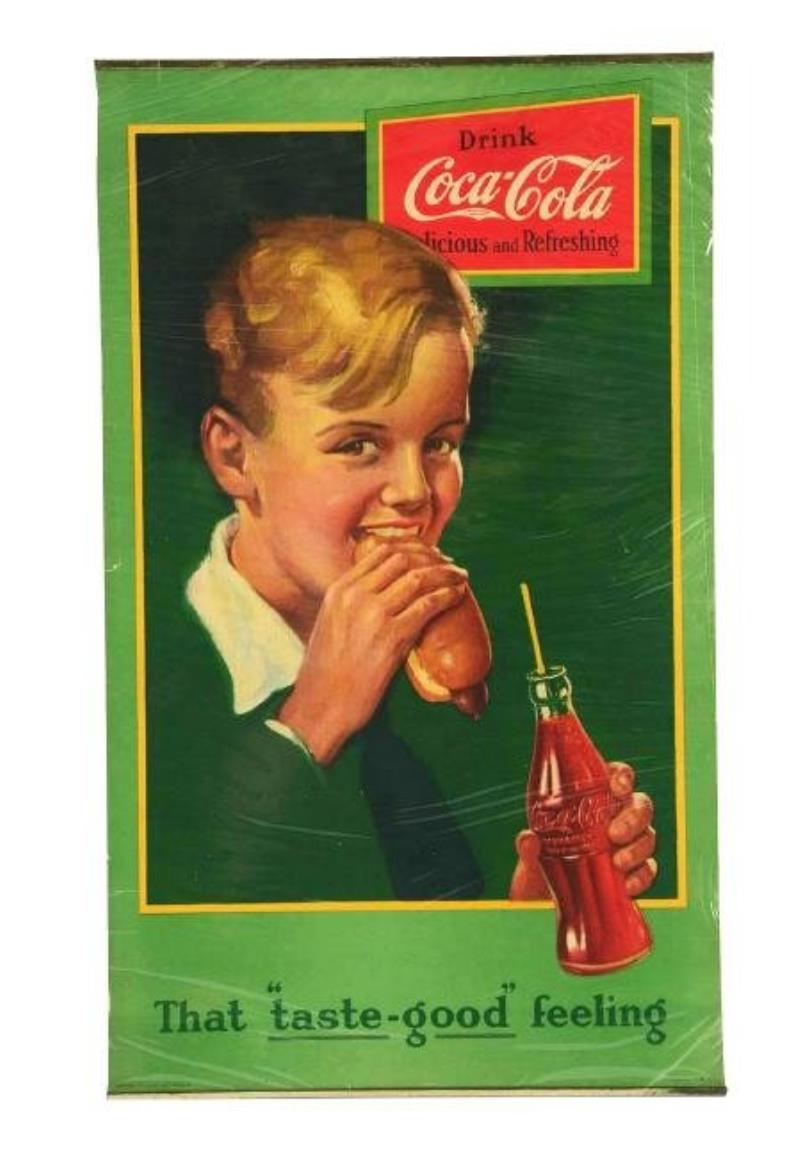 Coca-Cola Paper Advertising Poster