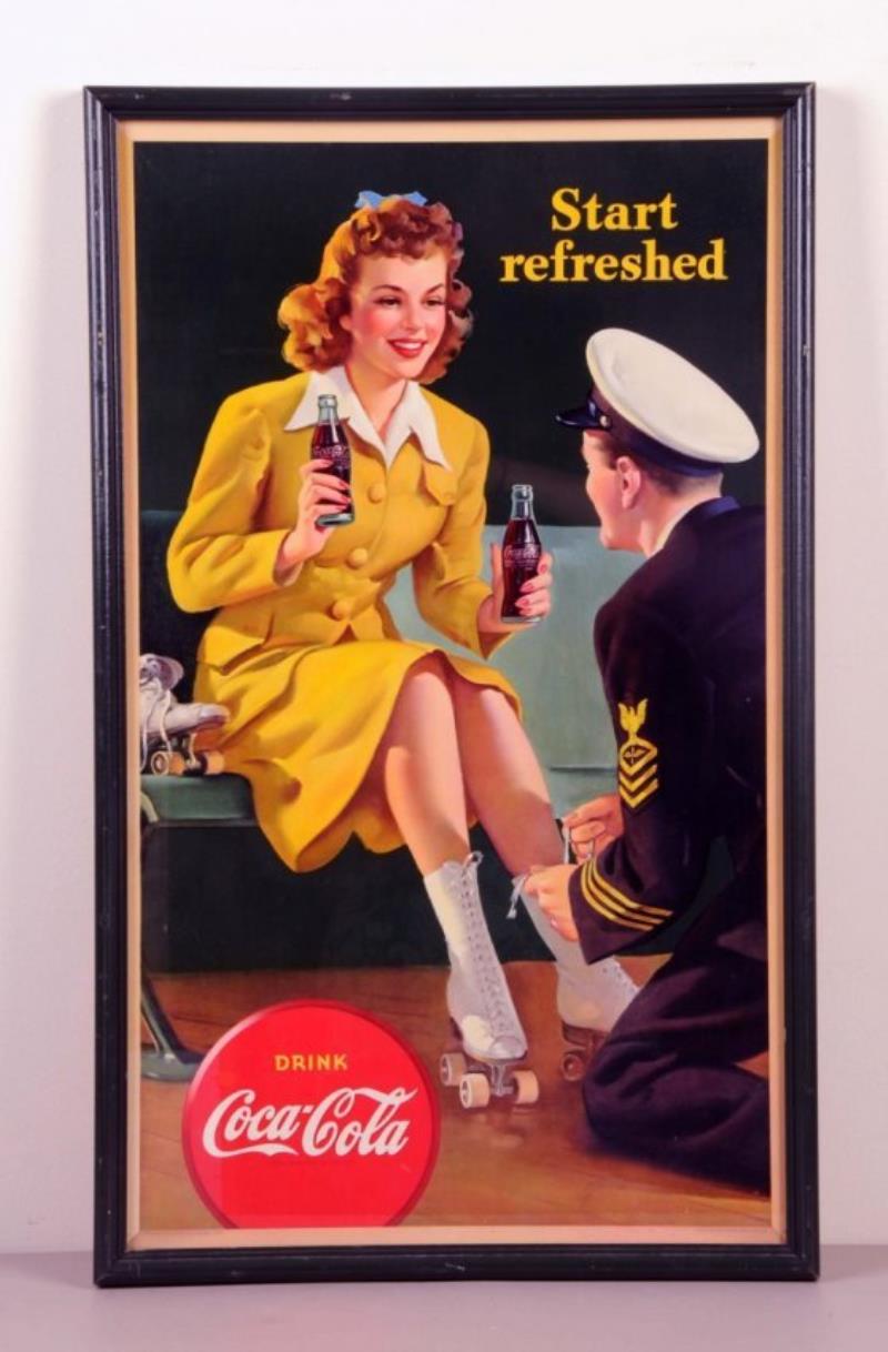 1943 Coca-Cola Small Poster.