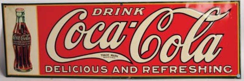 1929 Coca-Cola tin embossed (Dasco) sign