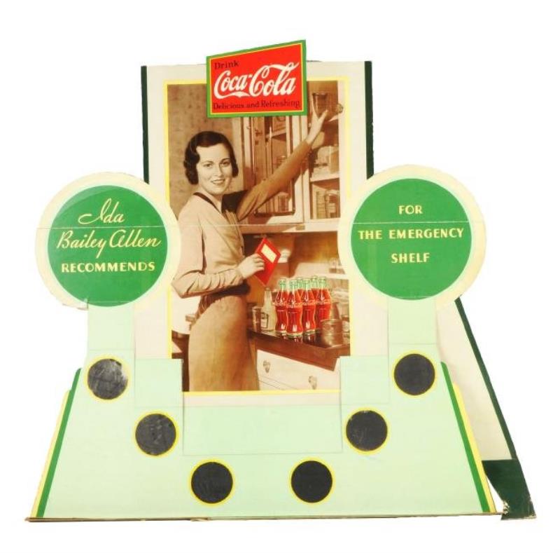 Coca-Cola Ida Bailey Allen Advertising Sign