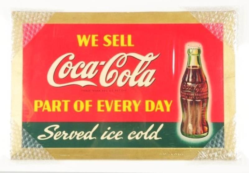 1942 Coca-Cola Cardboard Sign Value & Price Guide