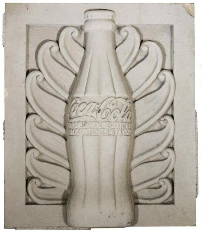 RARE COCA COLA PLANT ARCHITECTURAL FRAGMENT