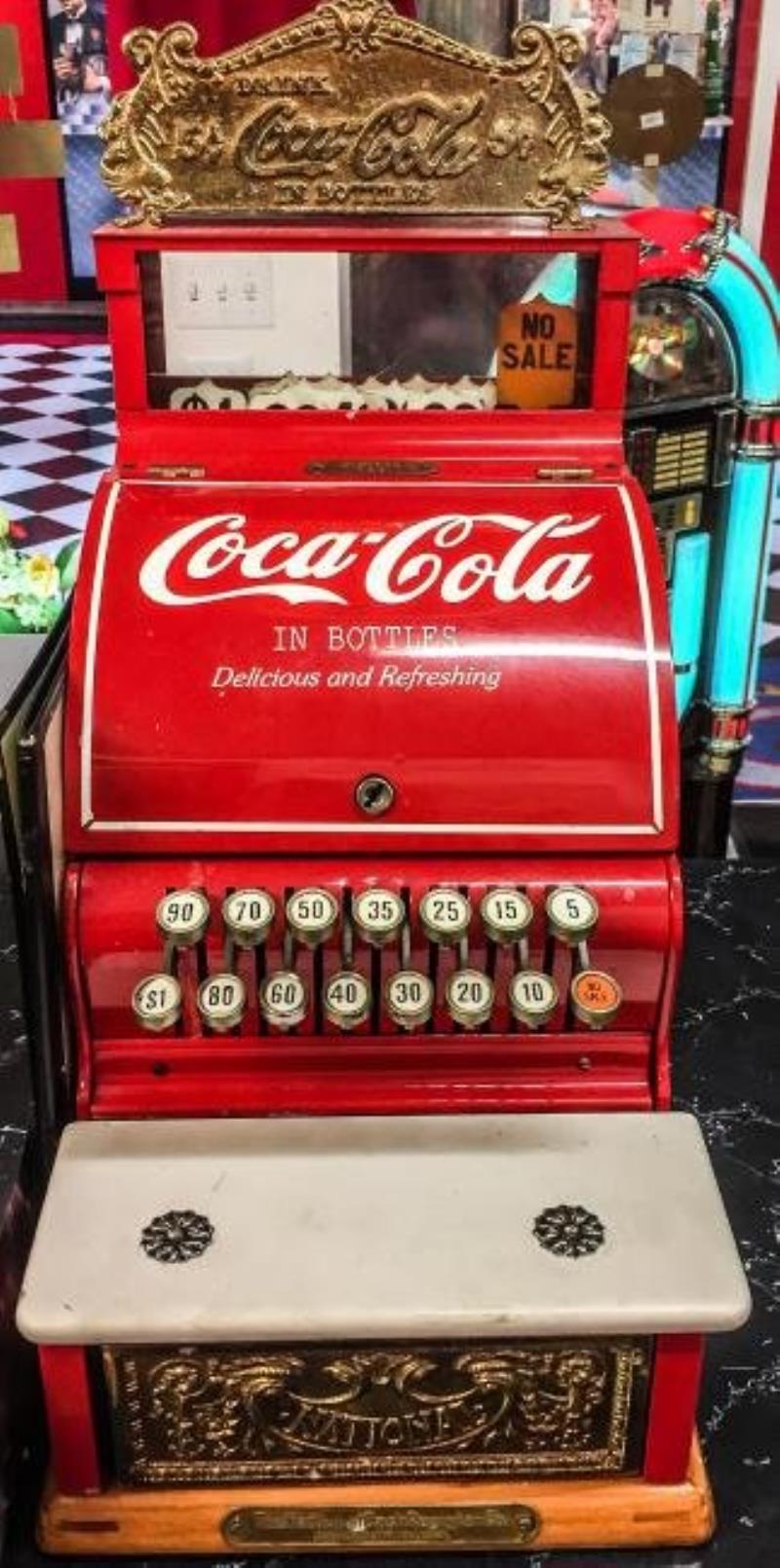National Cash Register Slick Model 711 In CocaCola Value & Price Guide