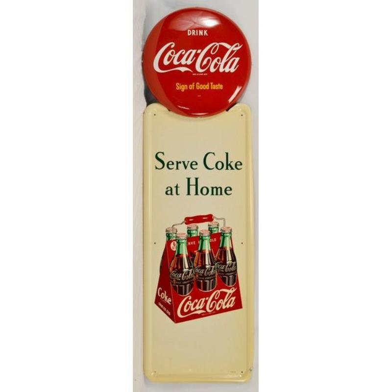 Coca-Cola 6 Pack Pilaster Sign