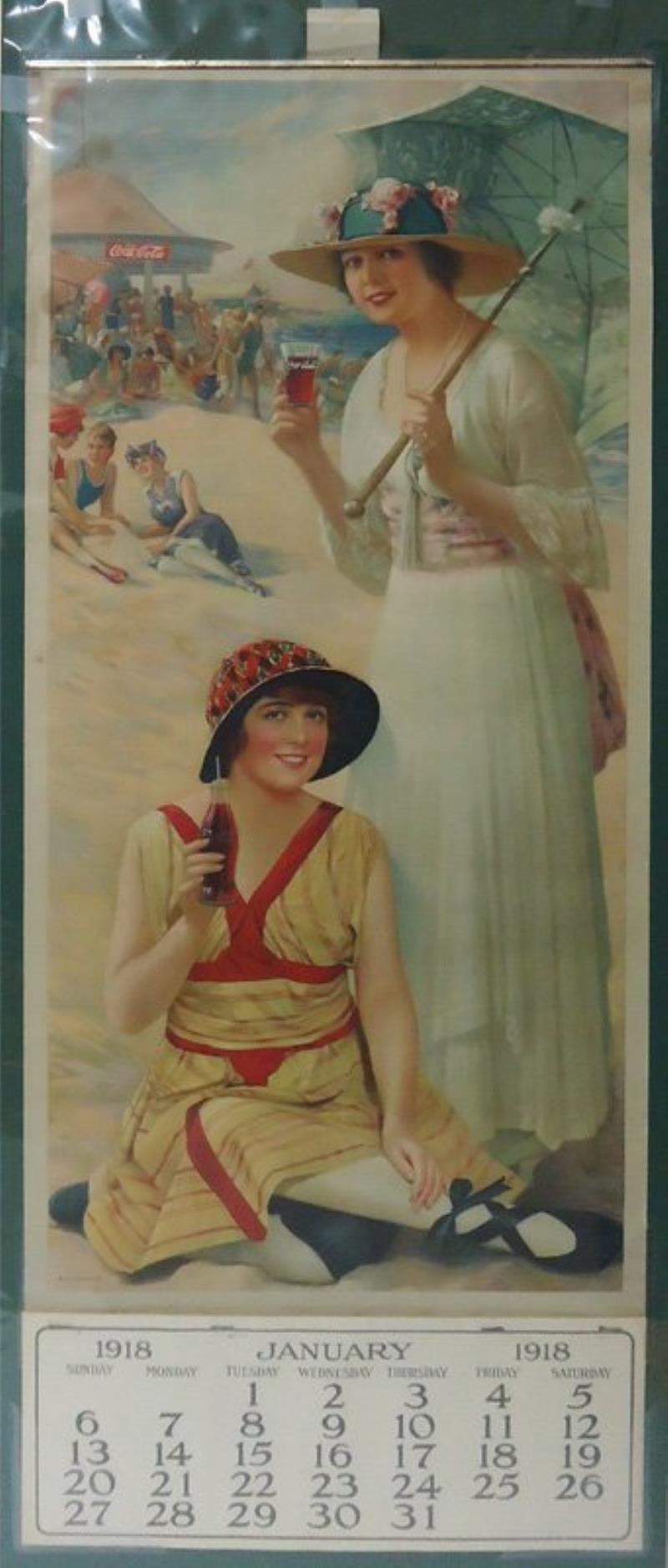 COCA-COLA CALENDAR 1918
