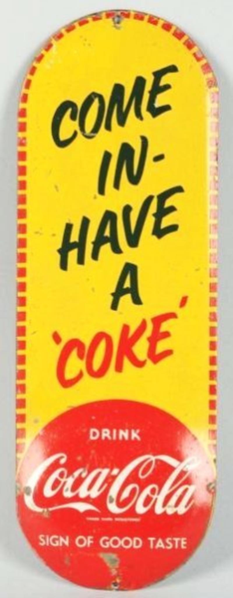 1950's-60's Heavy Metal Coca-Cola Push