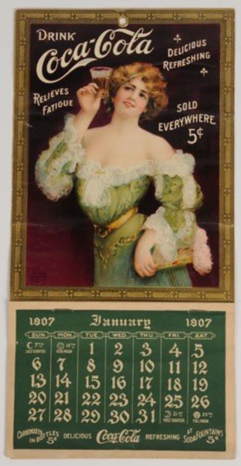1907 COCA-COLA CALENDAR