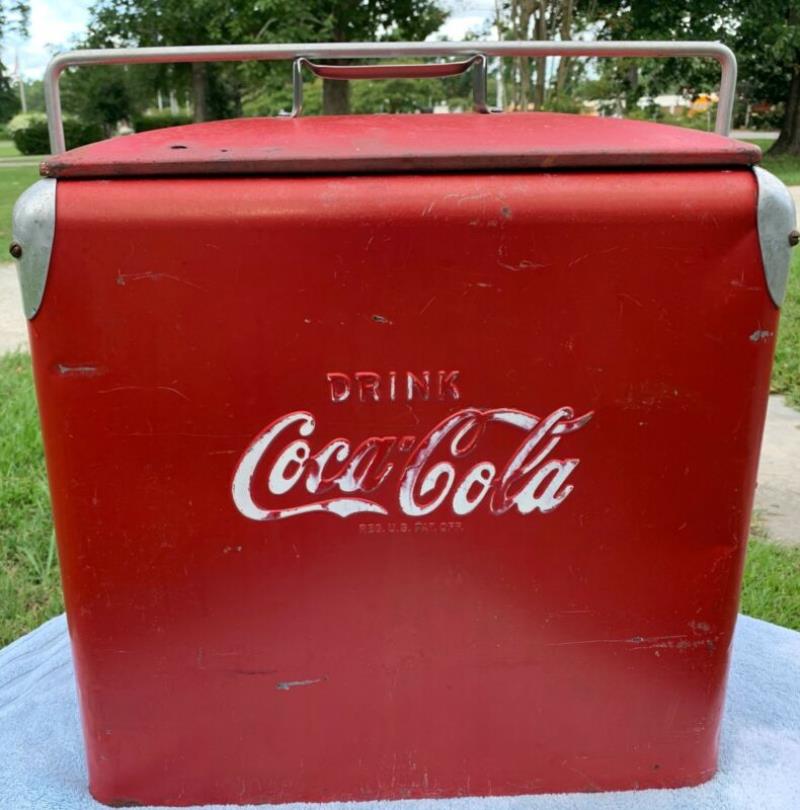 Drink Coca Cola In Bottles Acton Ice Chest Cooler Value & Price Guide