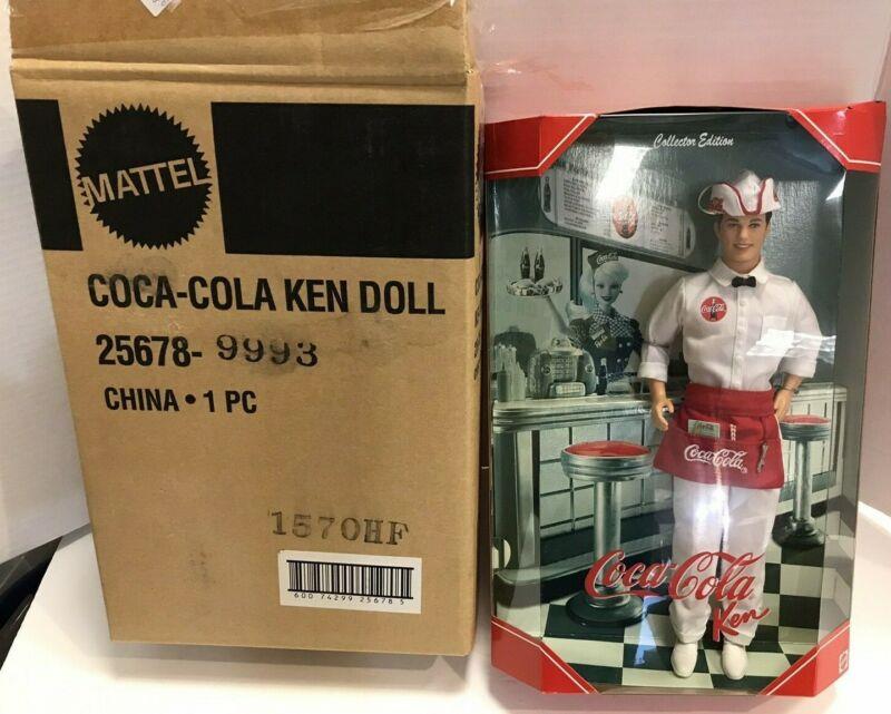 RARE 1999 VINTAGE 12" COCA-COLA BARBIE'S KEN DOLL #25678 NEW IN BOX FREE SHIP