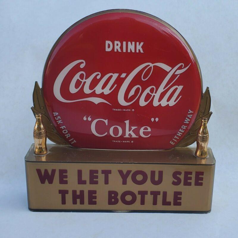 1950's CocaCola Bottle Topper Display Value & Price Guide
