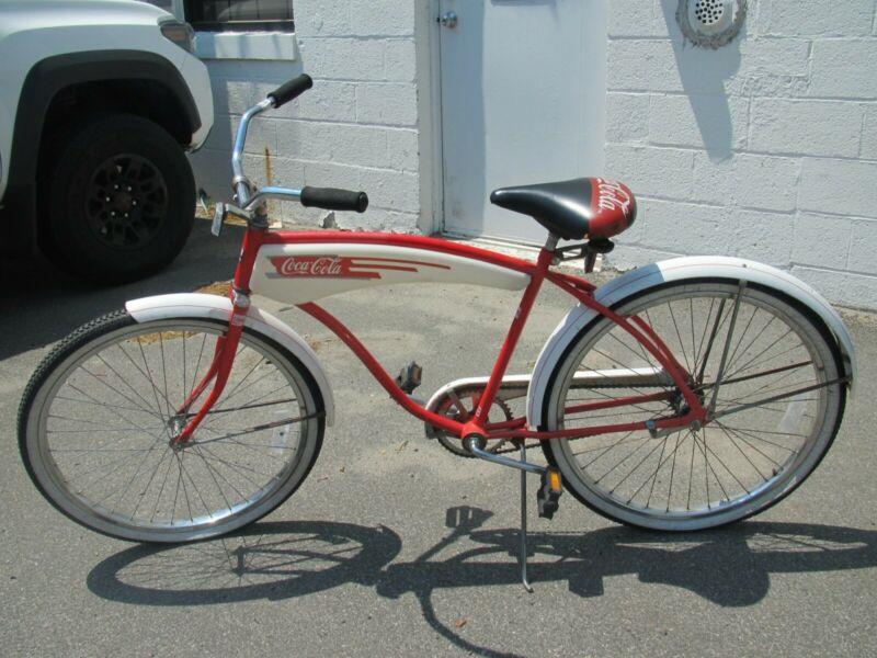 Vintage 80’s Huffy Coca Cola Promo bike 26” Beach Cruiser Rare