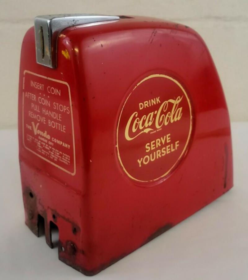 COCA COLA 1940'S SERVE YOURSELF COKE VENDO VENDING MACHINE COIN SLOT RARE