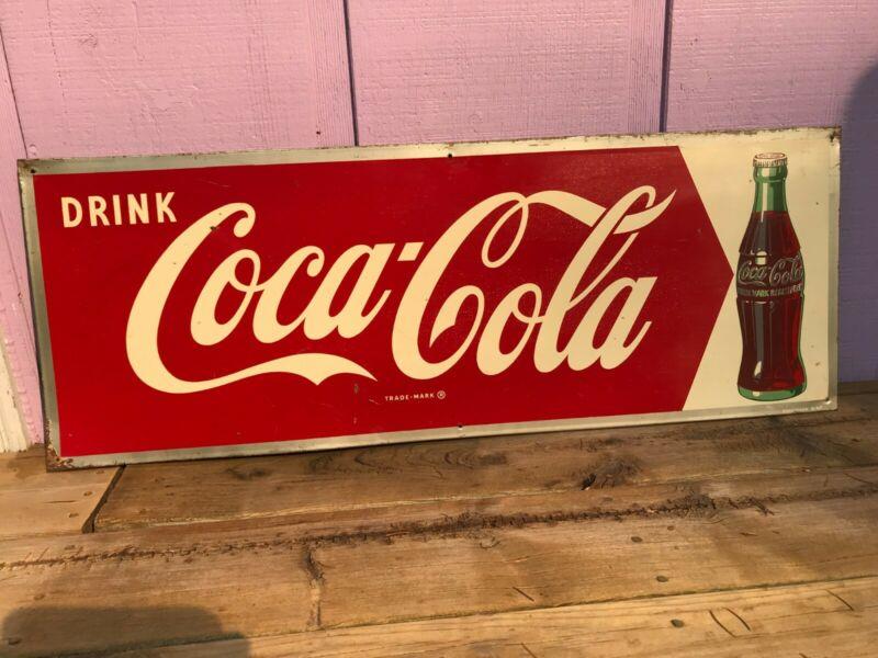 Coca-Cola thermometer, c1941, embossed tin, Robertson Value & Price Guide