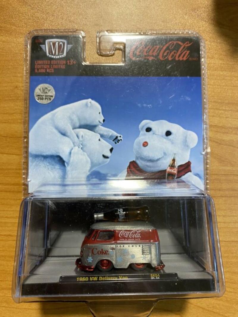M2 Machines Coca-Cola 1960 VW Delivery Van Raw Super Chase 1 of 250 Worldwide