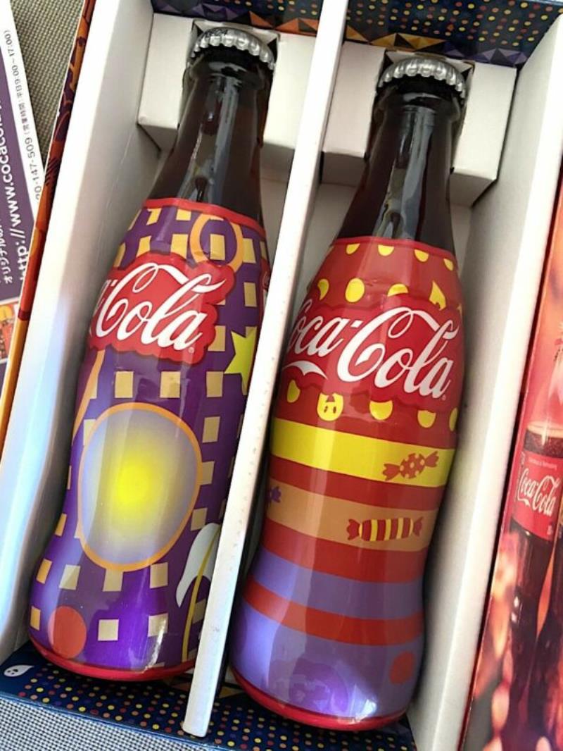 Japan 2016 Halloween Coca Cola Coke Bottle Give-Away Set in Box Limited Ed 1,000