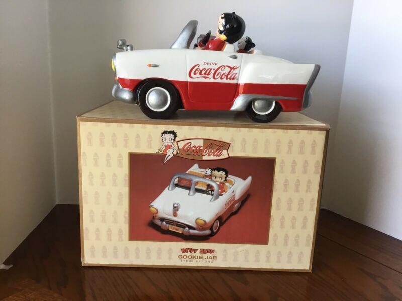 RARE! Betty Boop & Coca Cola Cookie Jar #11342 Premiere Edition #415 of 10,000