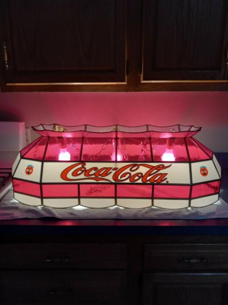 Coca cola deals pool table light