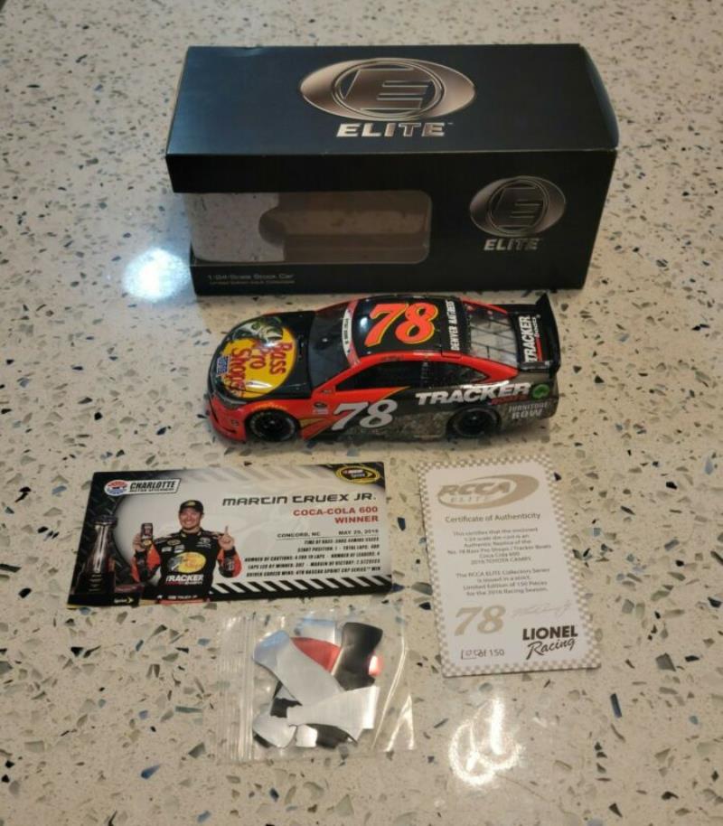 Martin Truex Jr 2016 Coke 600 Win 1/24 Elite Ultra Rare