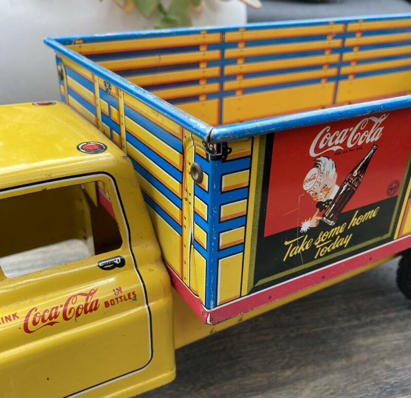 Vintage MARX COCA-COLA TRUCK Metal/Tin 17.5" Impressive Clean Investment Quality