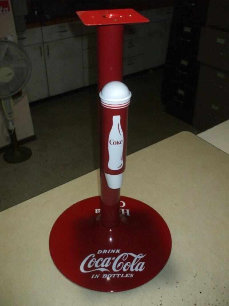 Coca-Cola vending machine base stand w/ cup holder gumball candy diner # 5