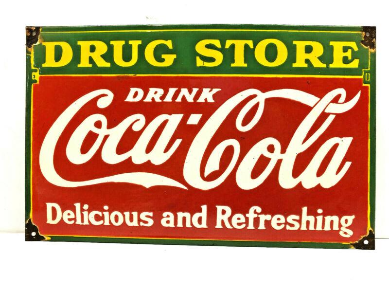 Coca Cola, Drug Store, Porcelain Sign Value & Price Guide