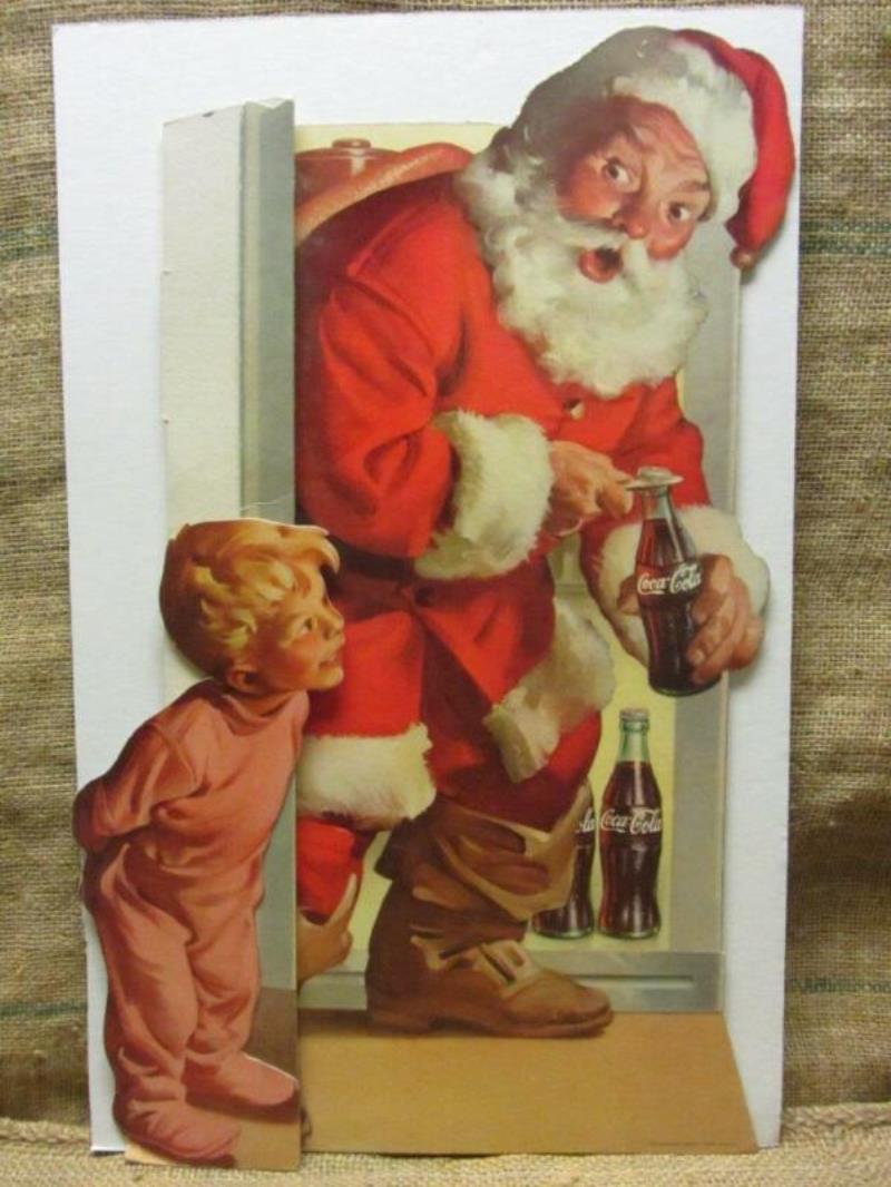 Vintage 1950 3D Coke Store Display Sign Rare Antique Coca-Cola Soda 9931