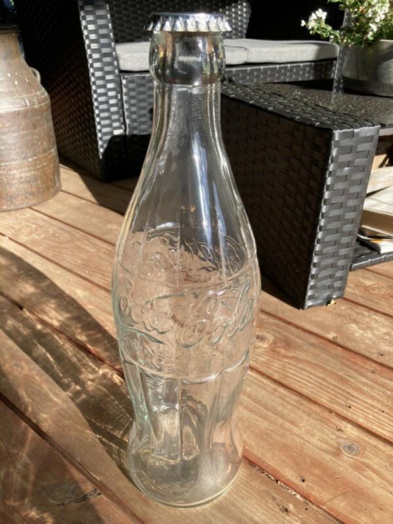Coca Cola 20” Large Commemorative Glass Bottle PAT’D Dec. 25, 1923