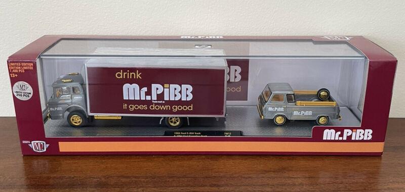 M2 Machines Hauler Mr Pibb Ford C950 & 1964 Ford Econoline CHASE /250 Pieces NIB