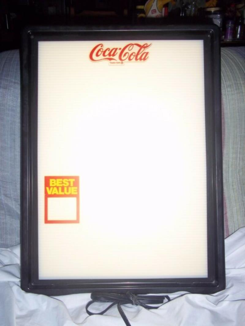 NOS Coca-Cola Lighted Menu Board Message Sign w/ Letter,Number & Symbols Kits!