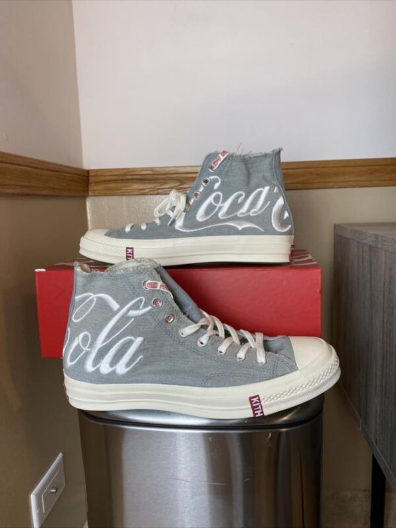 Kith Coca Cola Converse Denim RF 1970 Chuck Taylor CN160285C Size 10