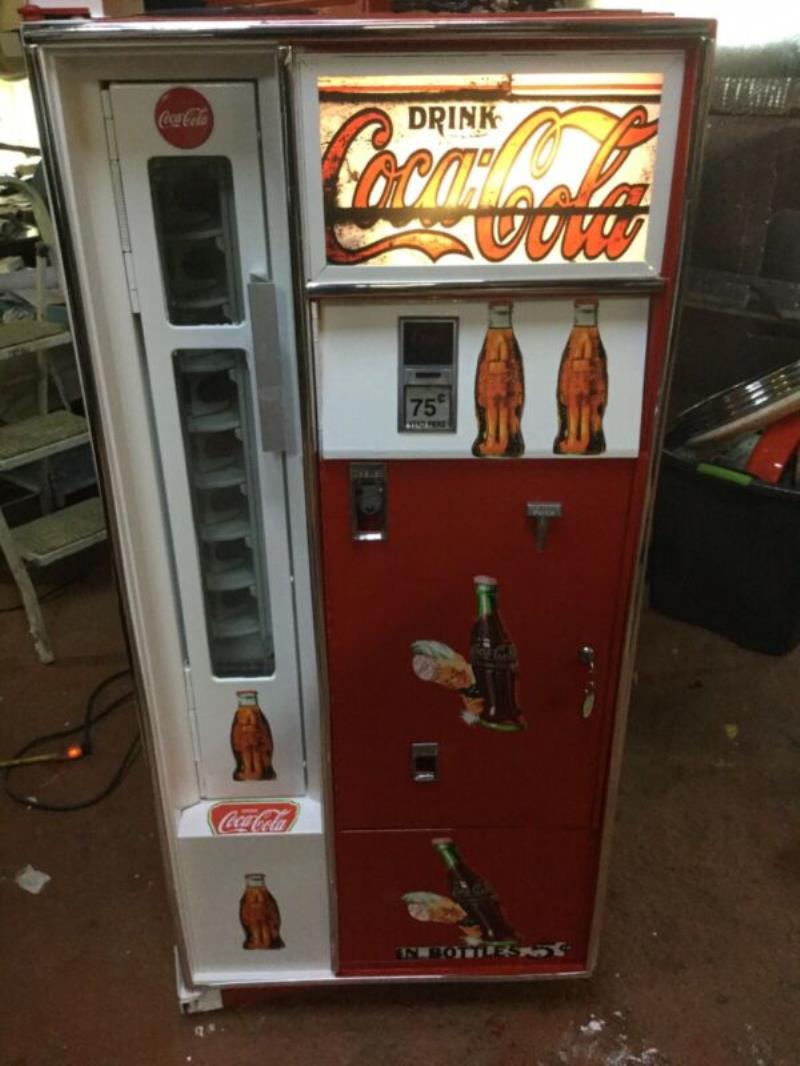 VINTAGE, COKE, vendo, cavalier 60s VENDING. MACHINE , , RESTORED,Mancave Garage