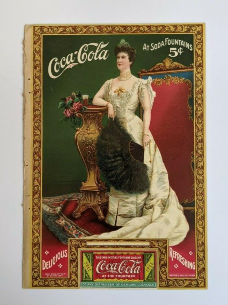 antique Coca Cola LILLIAN NORDICA Munsey magazine coupon 1905