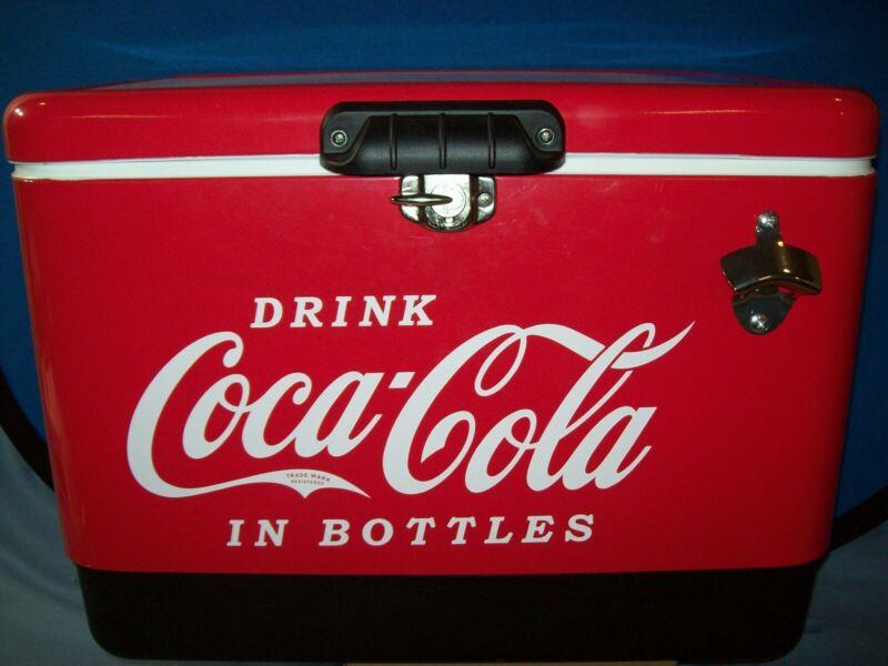 Coca Cola Stainless Steel 54qt Cooler ccic-54