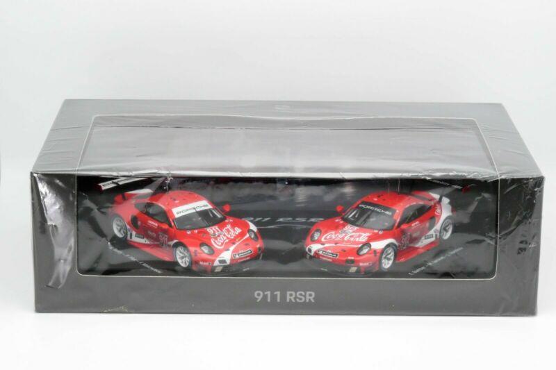 Spark Porsche 911 RSR 991 Coca-Cola Set Petit Le Mans Road Atlanta 2019 1/43 Original Box